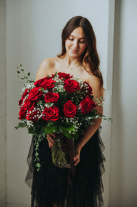 2 Dozen Roses in a Vase Special