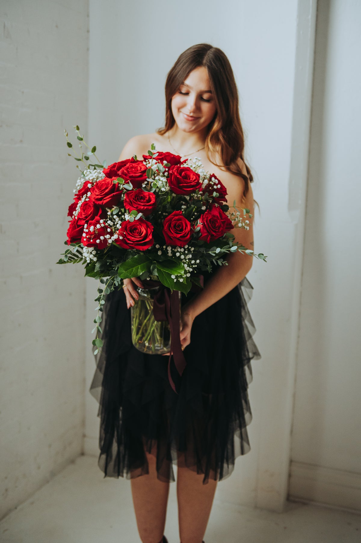 2 Dozen Roses in a Vase Special