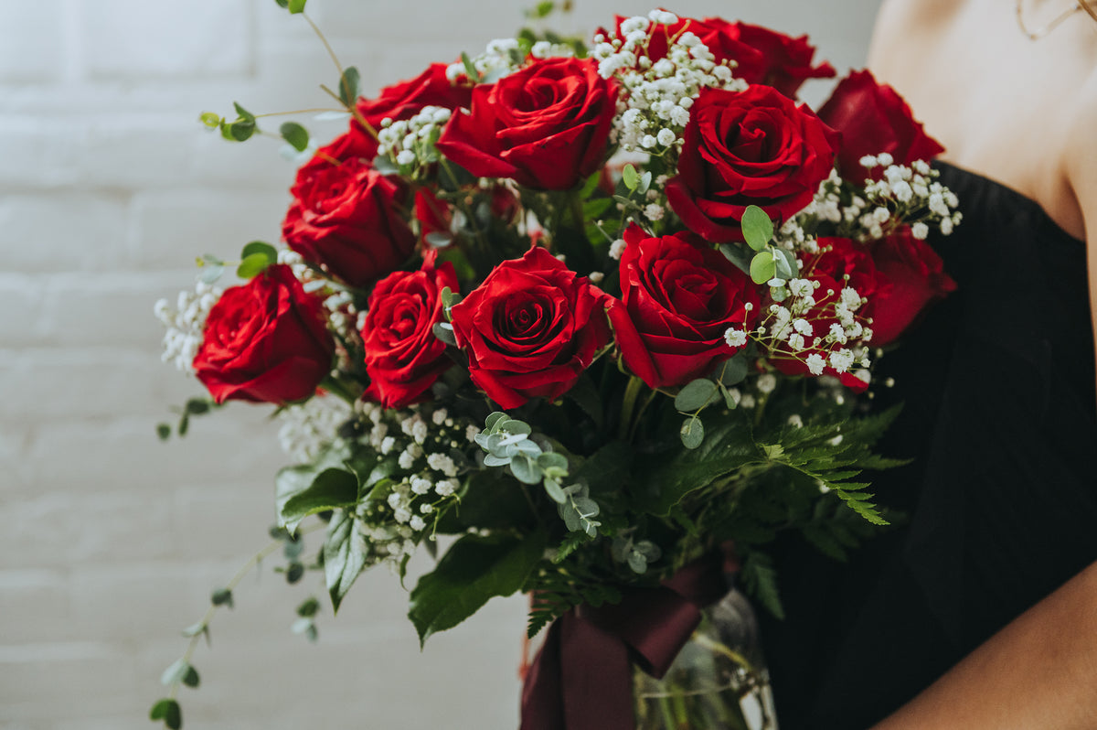 2 Dozen Roses in a Vase Special