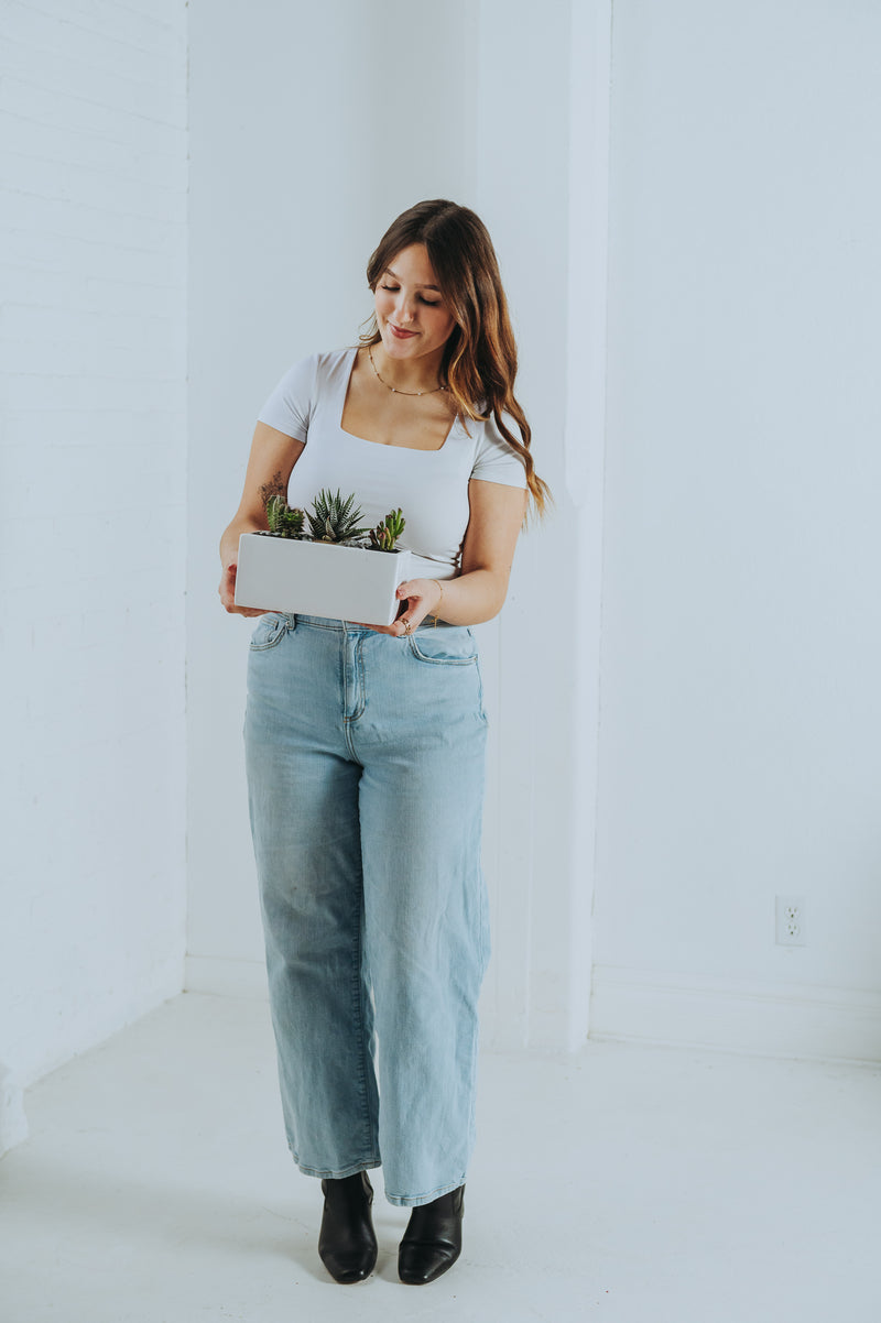 Desert Bloom Cactus Planter