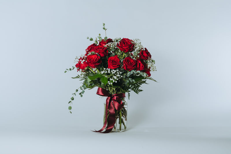 2 Dozen Roses in a Vase Special