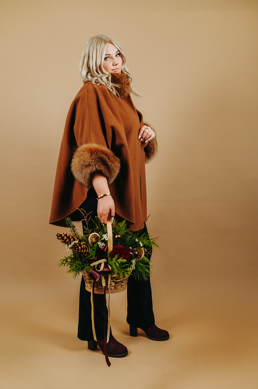 Cedar & Spice Basket Arrangement