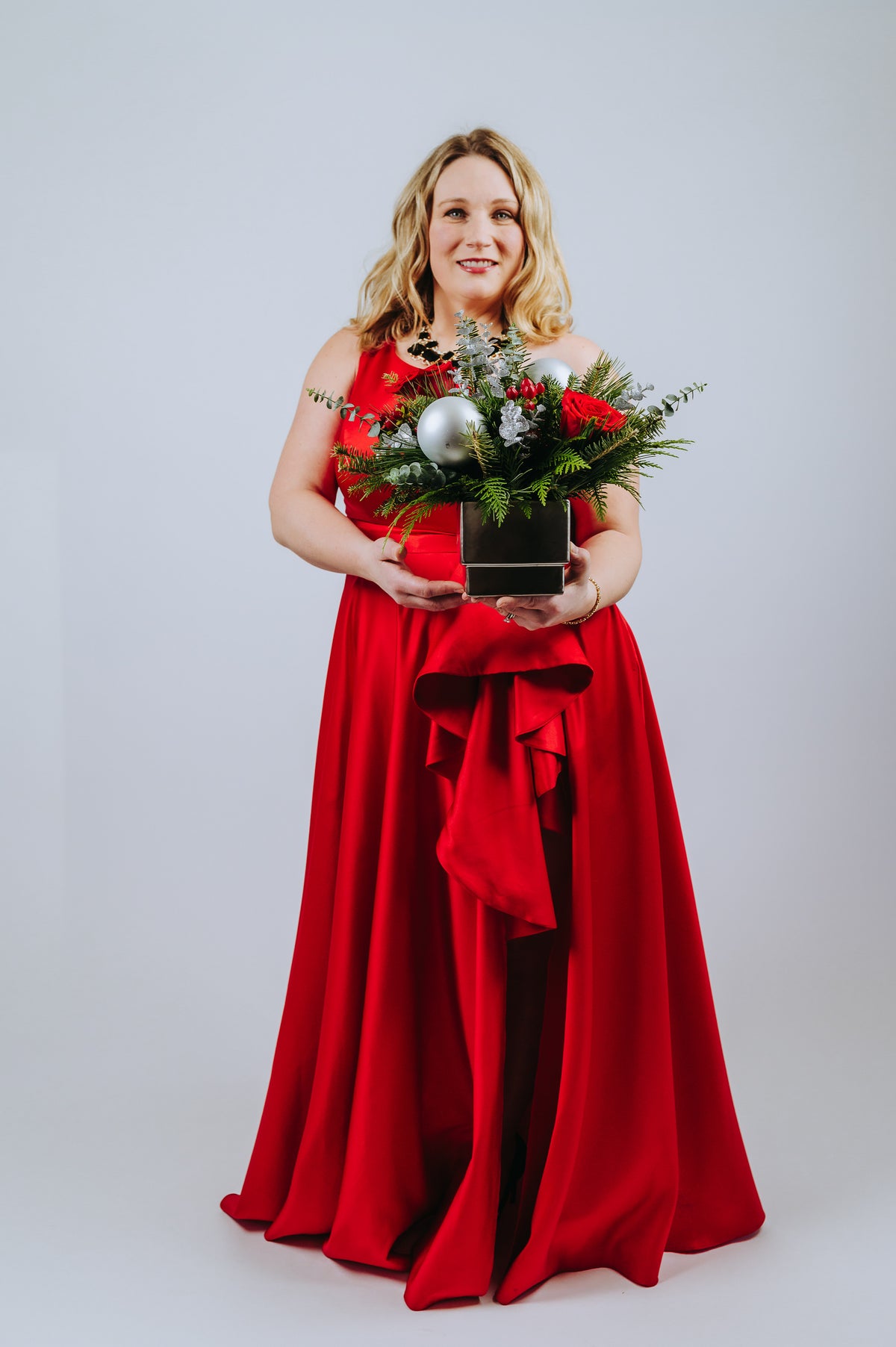 Silver Kisses Arrangement