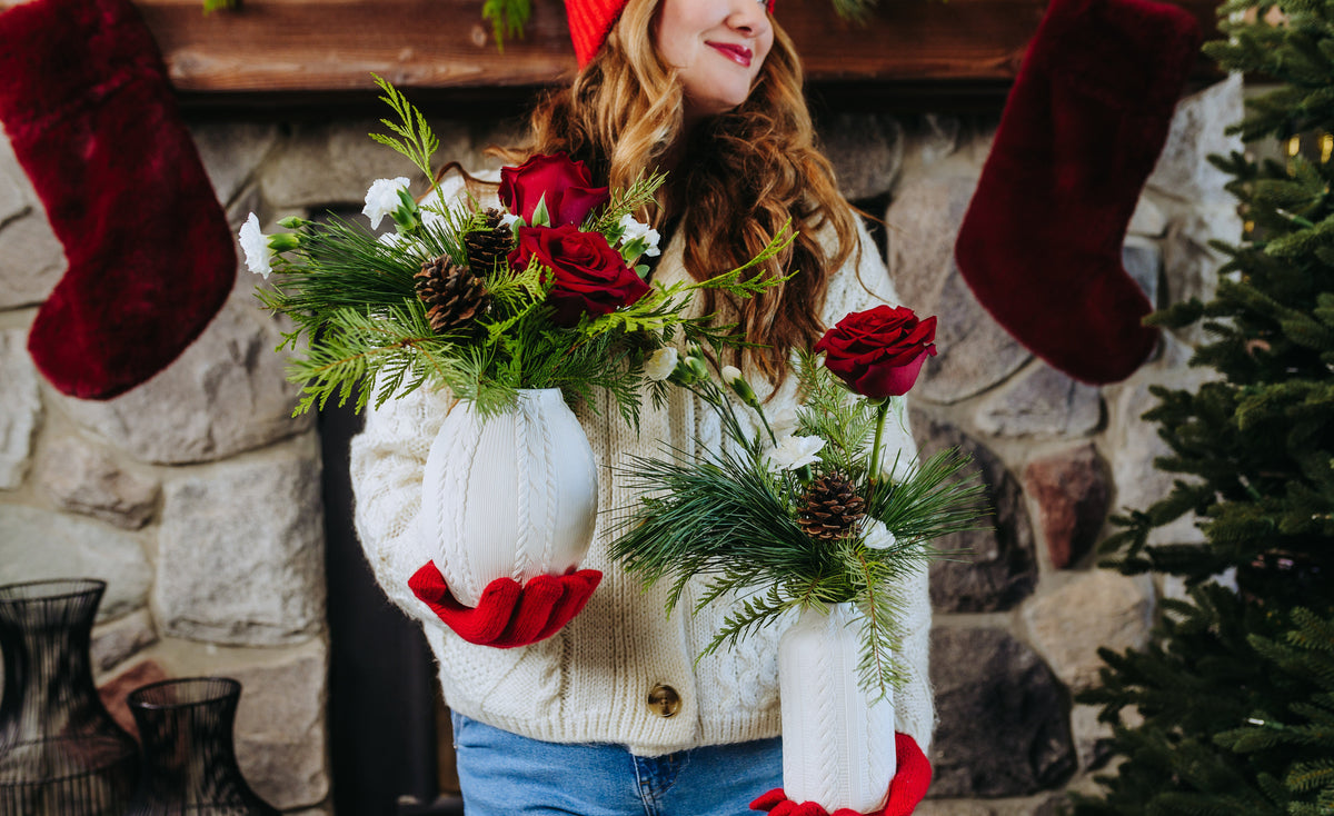 Snow Blossom Arrangement