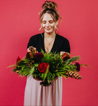 Ruby Glow Arrangement