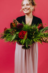 Ruby Glow Arrangement