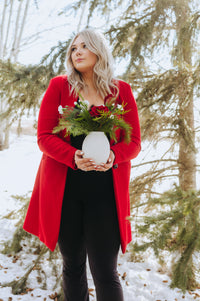 Snow Blossom Arrangement