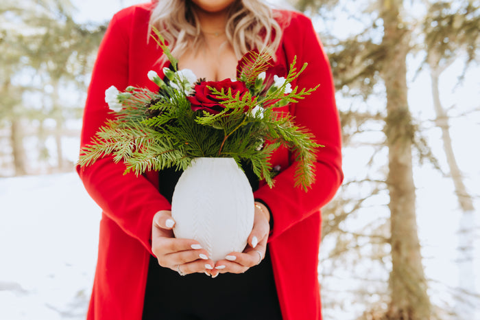 Snow Blossom Arrangement