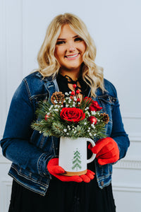 Starlit Snowfall Arrangement