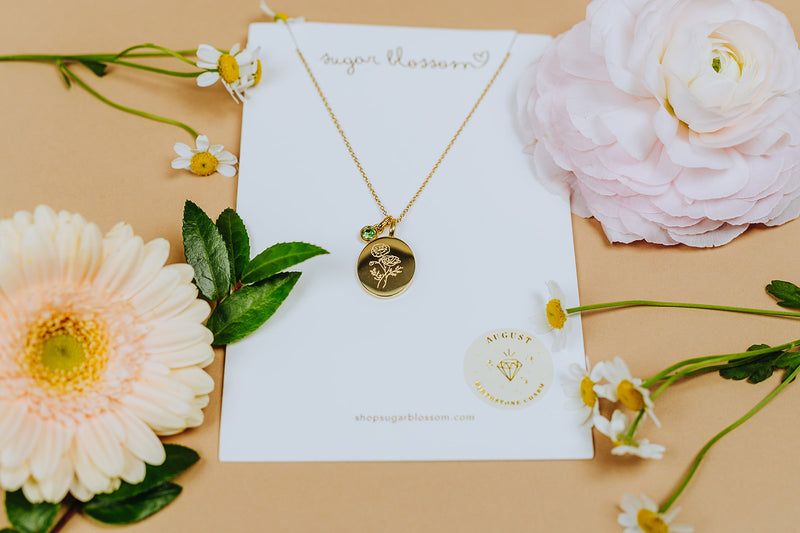 Sugar Blossom X Floral Fixx - Birth Month Flower Necklaces