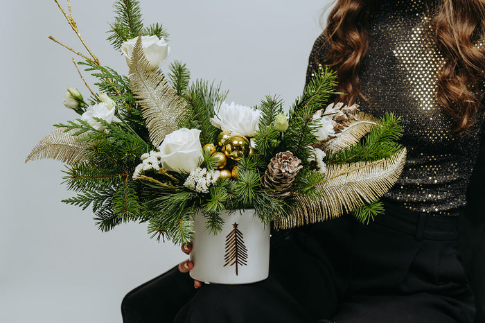 Frosty Pine Arrangement