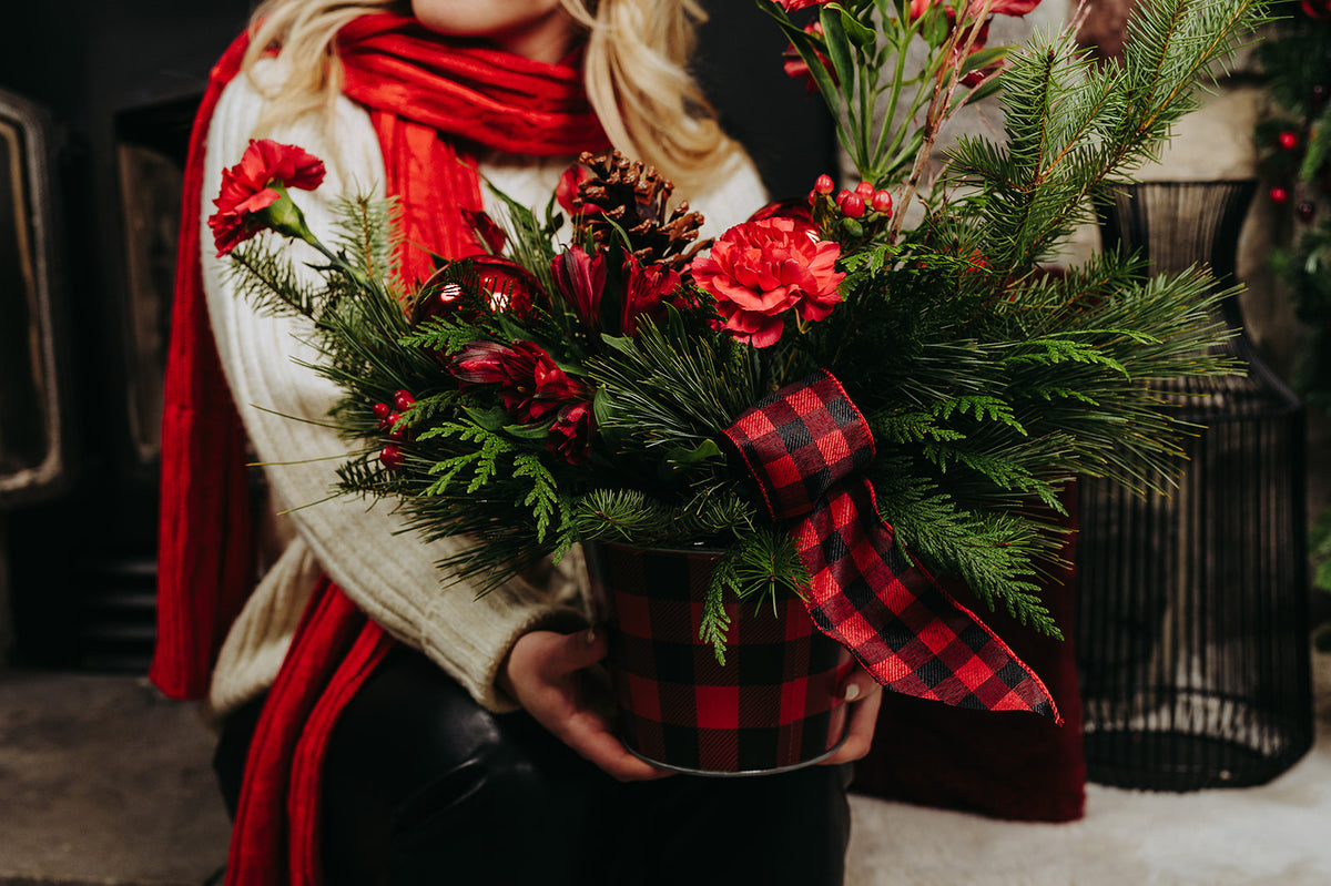 Crisp & Cozy Arrangement