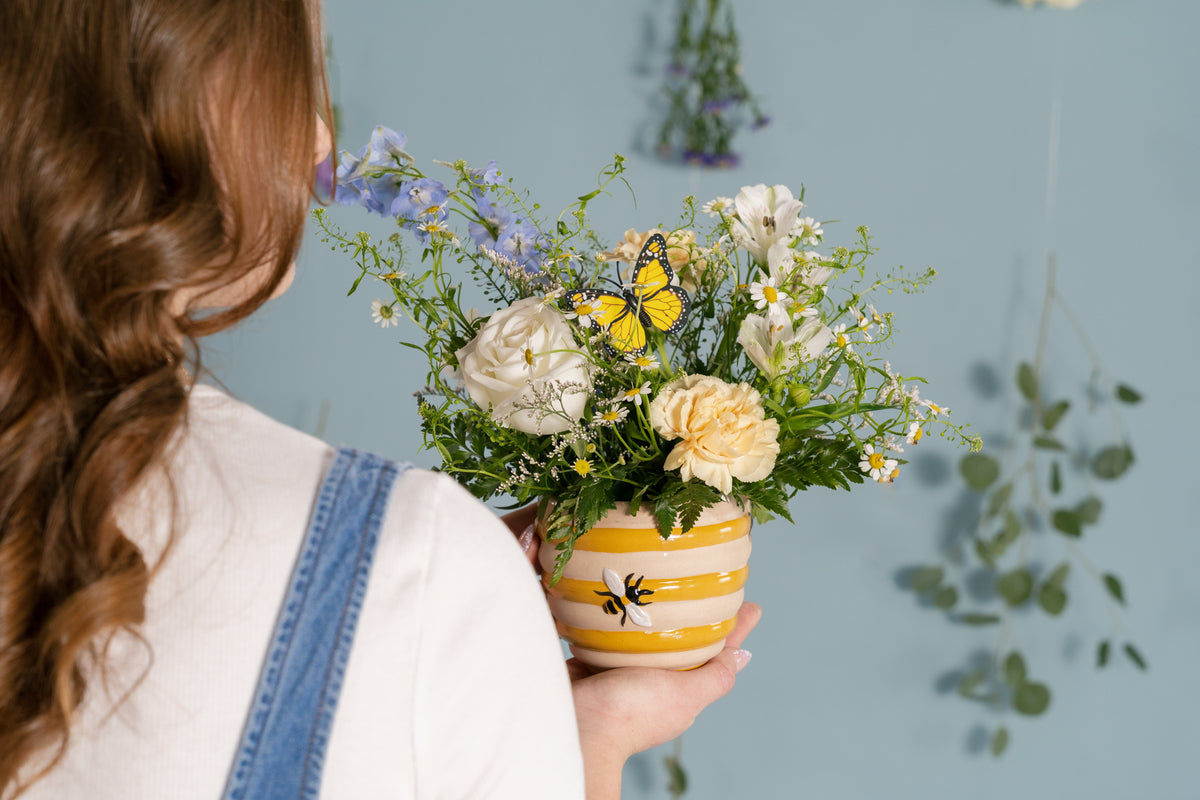 Blue Bee Happy Arrangement