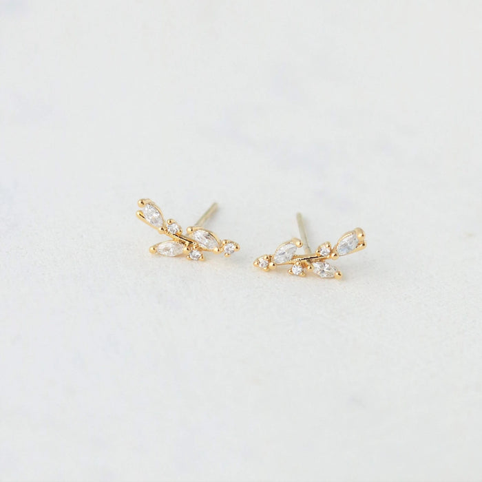 Lover's Tempo - Olive Climber Earrings