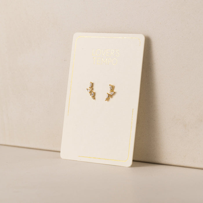 Lover's Tempo - Olive Climber Earrings