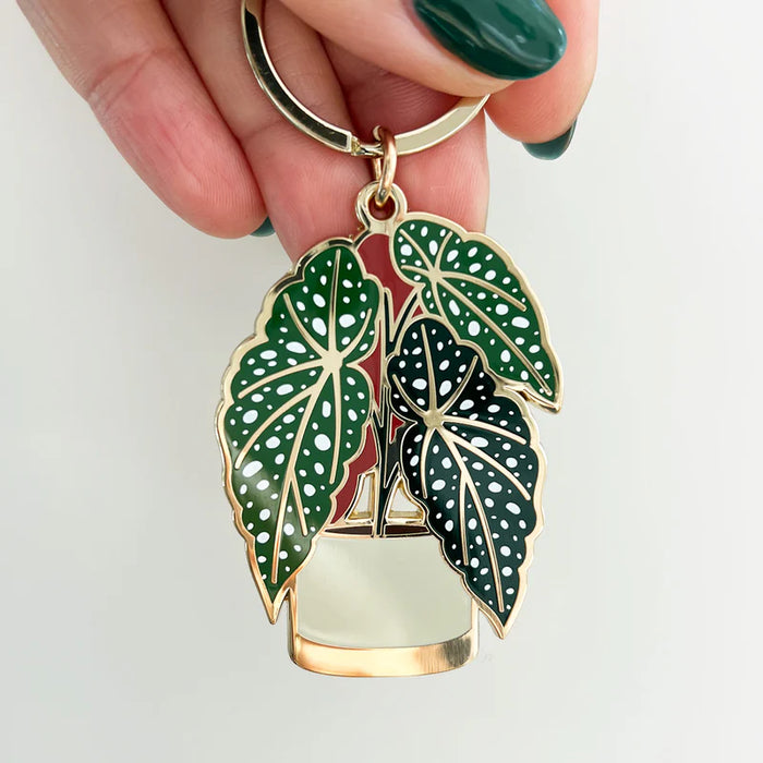 Paper Anchor Co. Begonia Plant Keychain