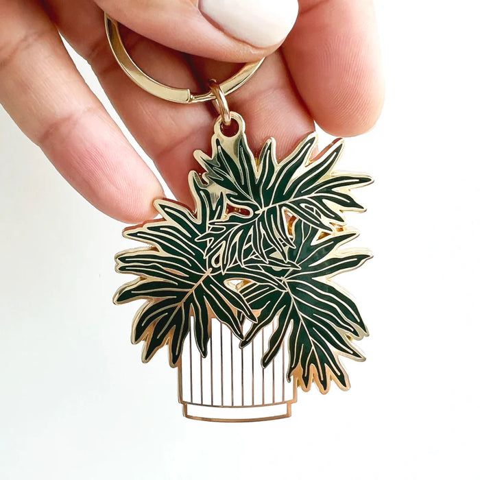 Paper Anchor Co. Split-Leaf Philodendron Plant Keychain
