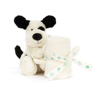 Jellycat - Bashful Black & Cream Puppy Soother