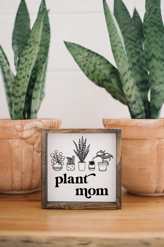 Plant Mom Framed Print