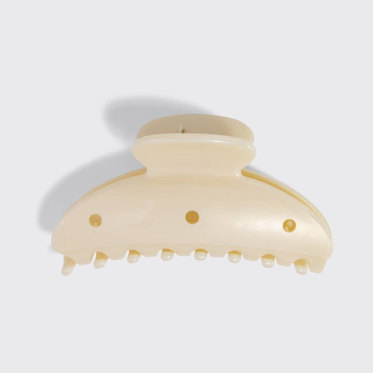 KitschPop Curved Claw Clip 7pc Set Vintage - Pearlized Cream