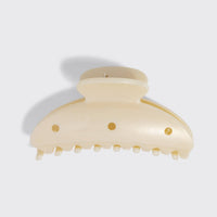 KitschPop Curved Claw Clip 7pc Set Vintage - Pearlized Cream