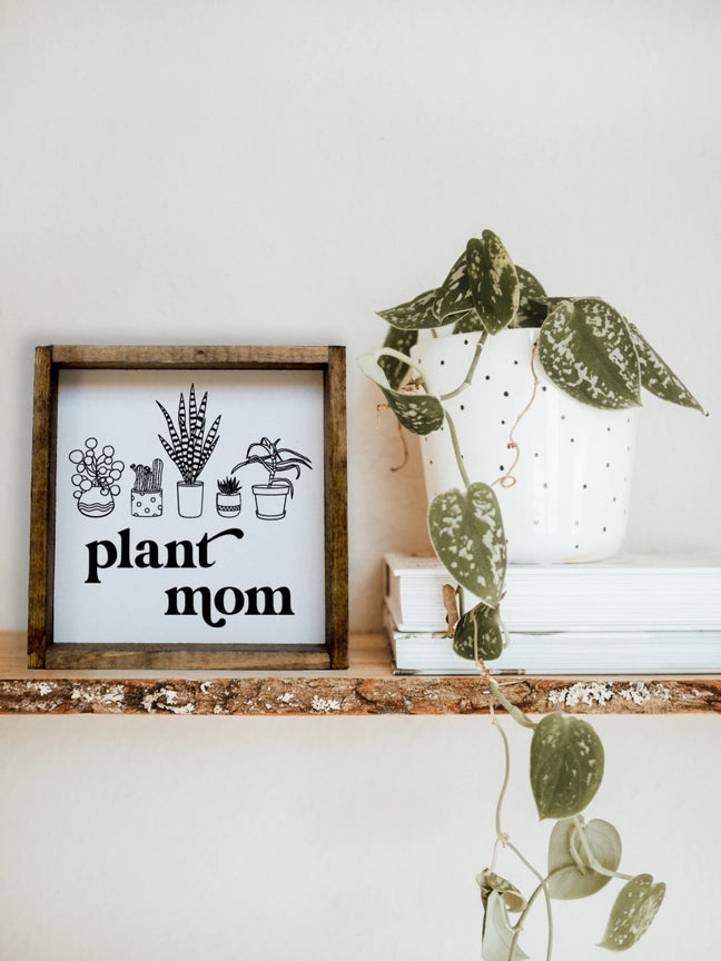 Plant Mom Framed Print
