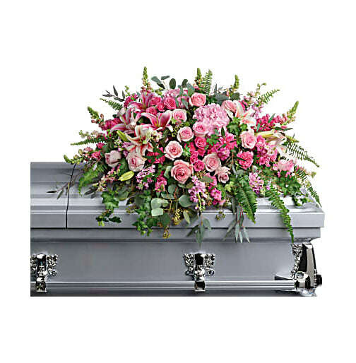 Beautiful Memories Casket Spray_Flower Arrangement_Floral Fixx_The Floral Fixx