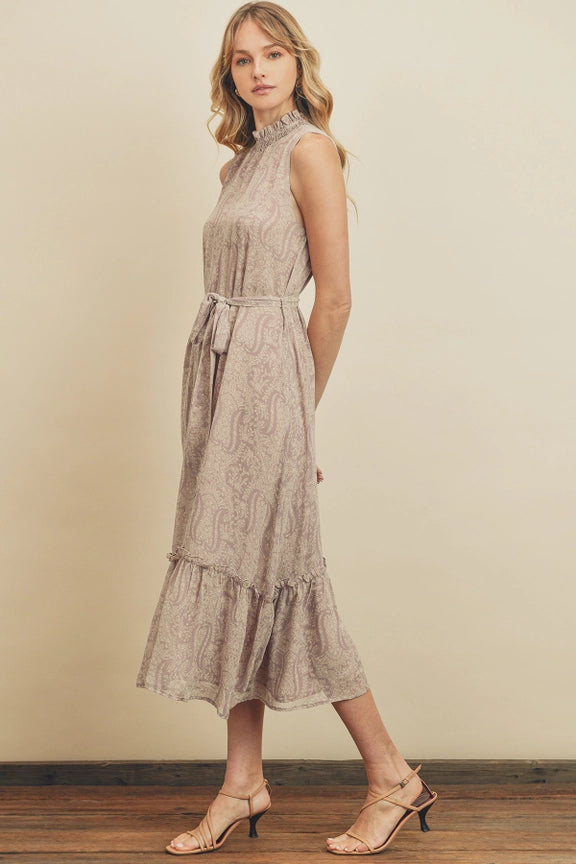 Dress Forum: Lavender Ruffle Midi Dress