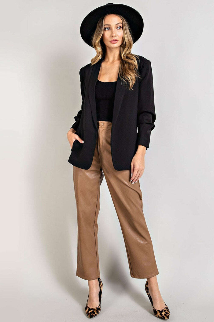 Black Lapel Blazer_Small__The Floral Fixx_The Floral Fixx