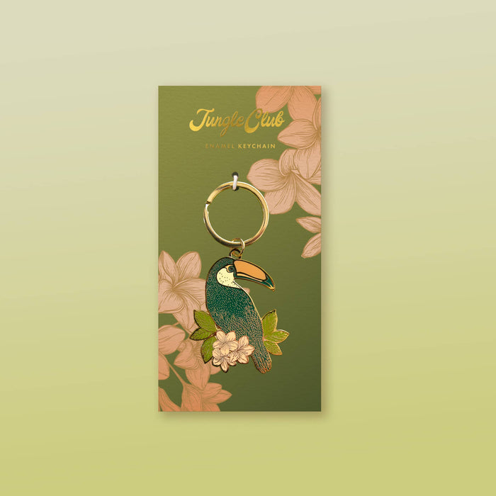 Jungle Club - Toucan Enamel Keychain