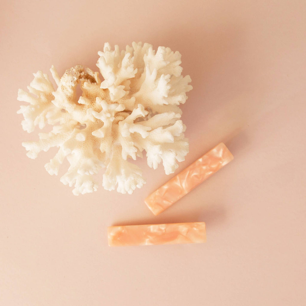 Jungle Club - Acetate Barrettes | Pink Pearl
