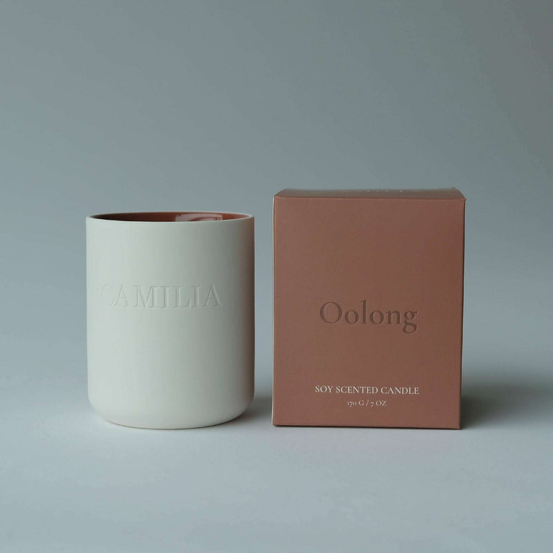 Camilia Wood Wick Soy Candles_Oolong_Candle_The Floral Fixx_The Floral Fixx