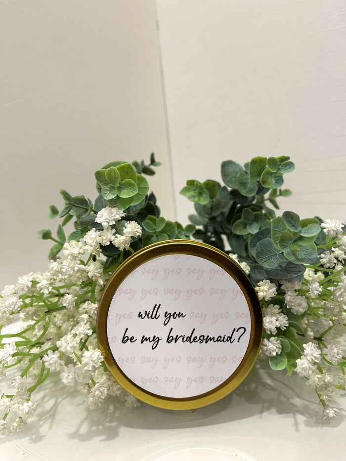 Charleston and Harlow Candle | Will You Be My Bridesmaid?__The Floral Fixx_The Floral Fixx