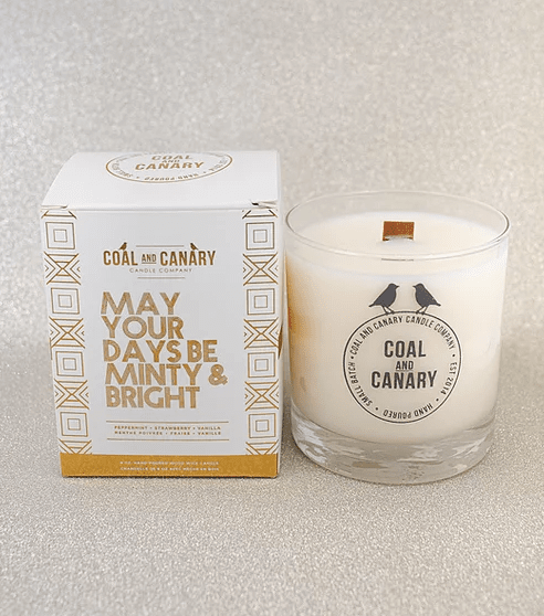 Coal & Canary Candles  - Holiday Collection_May Your Days Be Minty & Bright__The Floral Fixx_The Floral Fixx