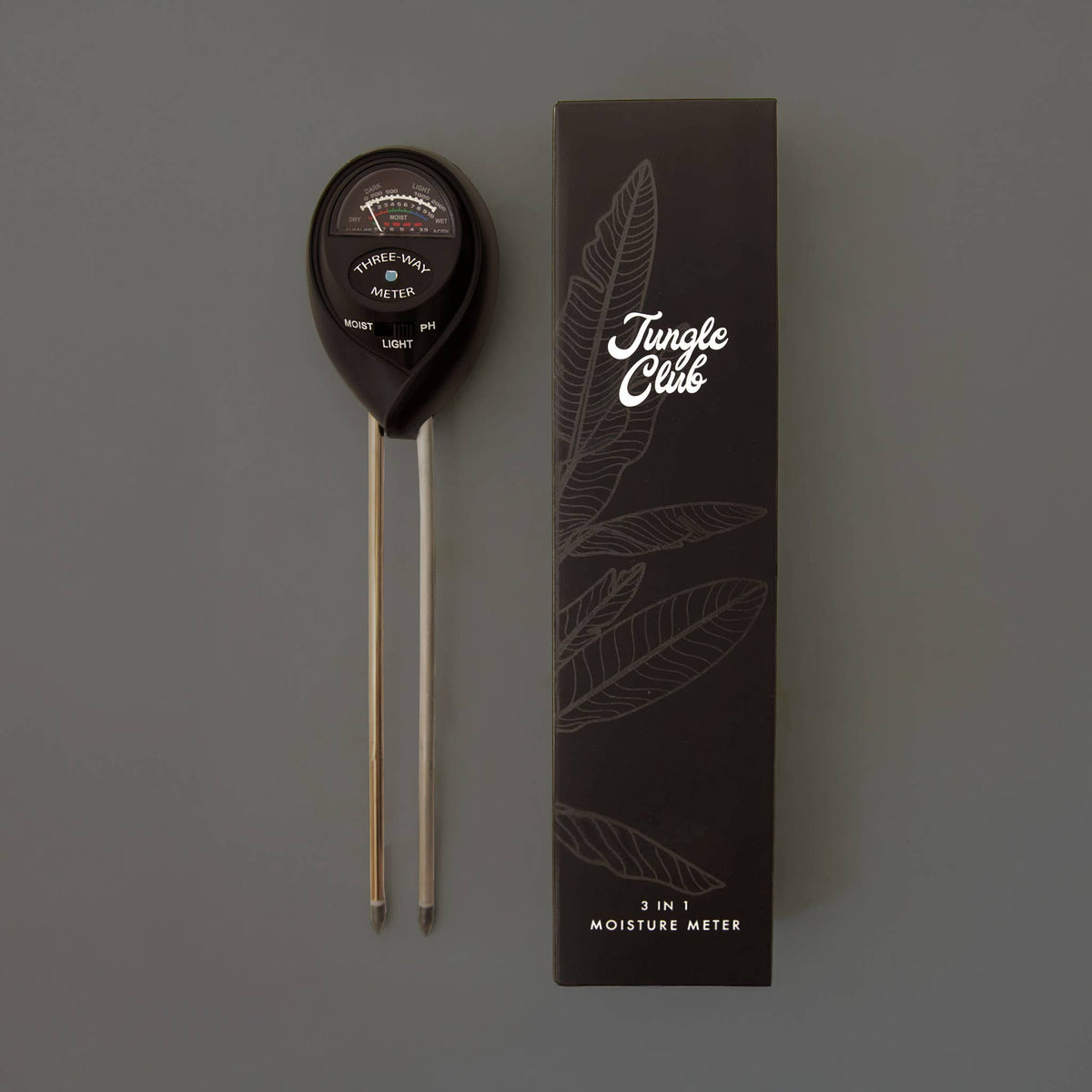 Jungle Club - 3-in-1 Moisture Meter | Black
