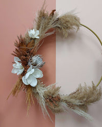 Dried floral wreath_Dried flowers_The Floral Fixx_The Floral Fixx