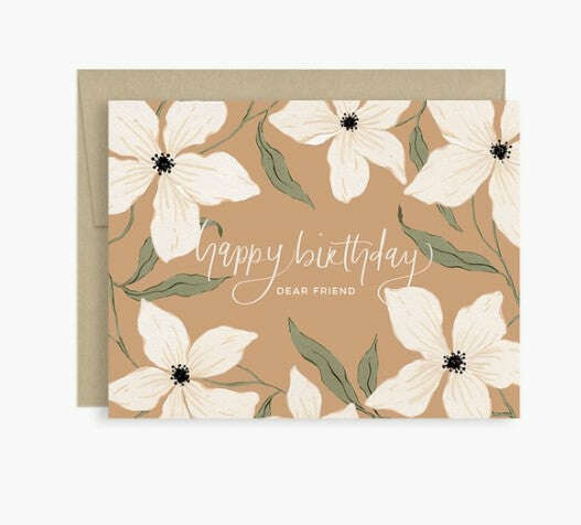 Finch & Fleur: Happy Birthday Friend Greeting Card_greeting card_The Floral Fixx_The Floral Fixx