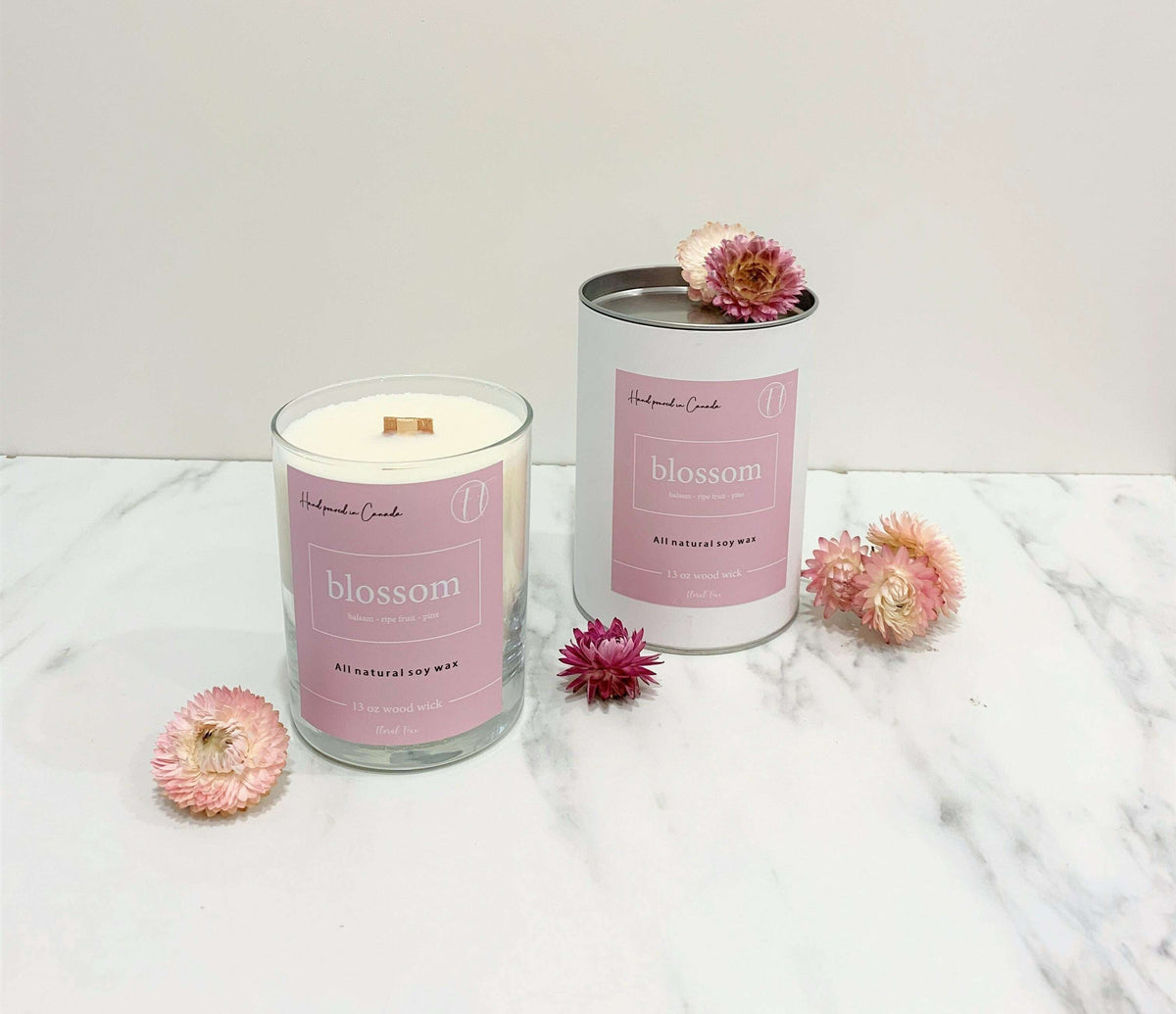 Floral Fixx Candle Collection by Soy Harvest_blossom_Candle_The Floral Fixx_The Floral Fixx
