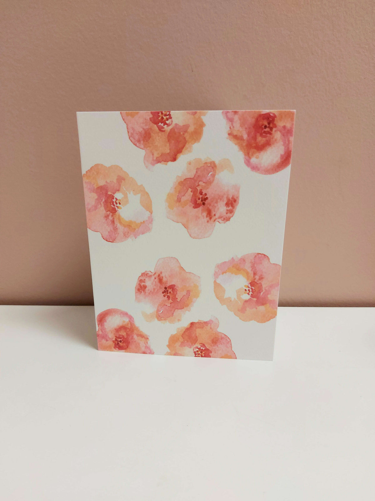 Forever & Always Donation Card- Blush Poppies_Giftware_Floral Fixx_The Floral Fixx