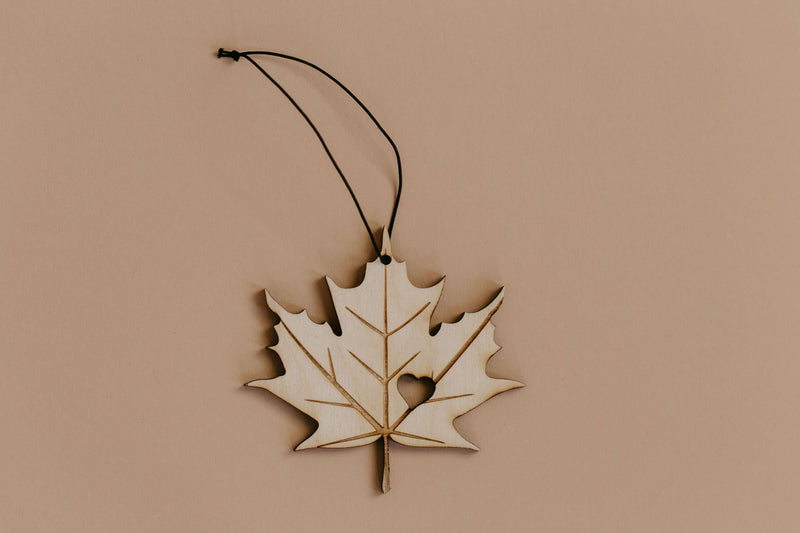 FRESH EMBLEM: Wood Air Freshener_Maple Leaf / Maple_Giftware_Floral Fixx Design Studio_The Floral Fixx
