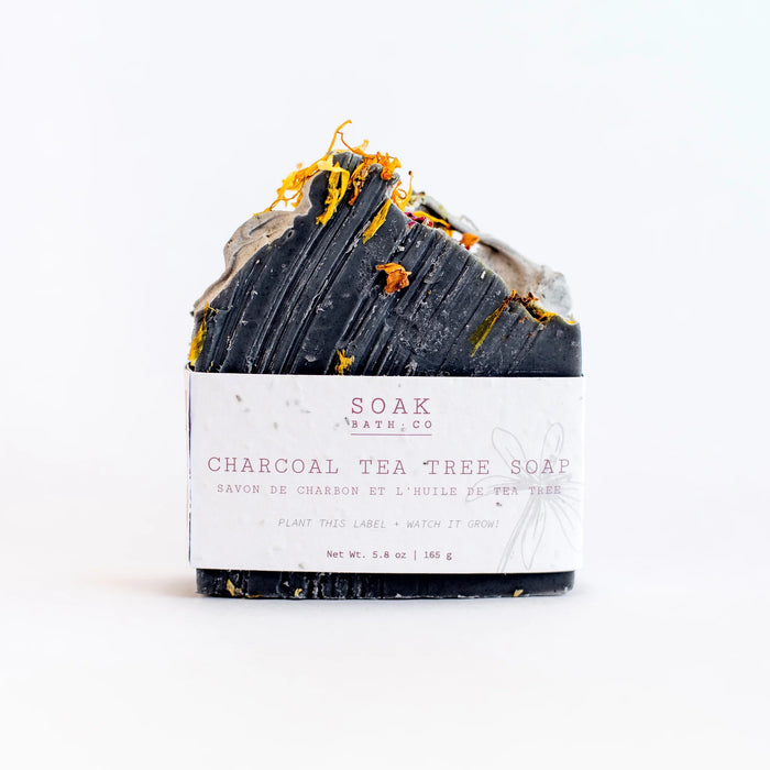 Soak Bath Co. Charcoal Tea Tree Soap
