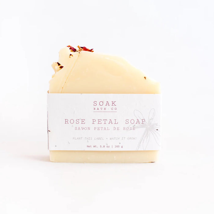 Soak Bath Co. Rose Petal Soap Bar