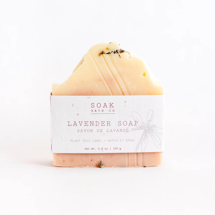 Soak Bath Co. Lavender Soap Bar