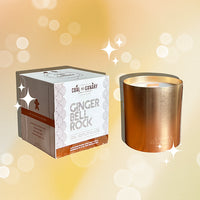 Coal & Canary Candle Co. XL Gold Xmas Candles