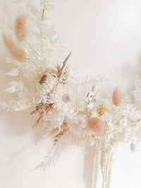 Gold Hoop Dried Wreath_Dried flowers_The Floral Fixx_The Floral Fixx