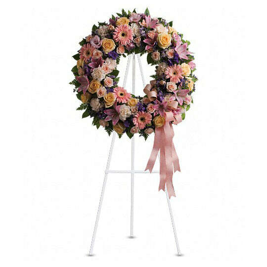 Graceful Wreath_Flower Arrangement_Floral Fixx_The Floral Fixx