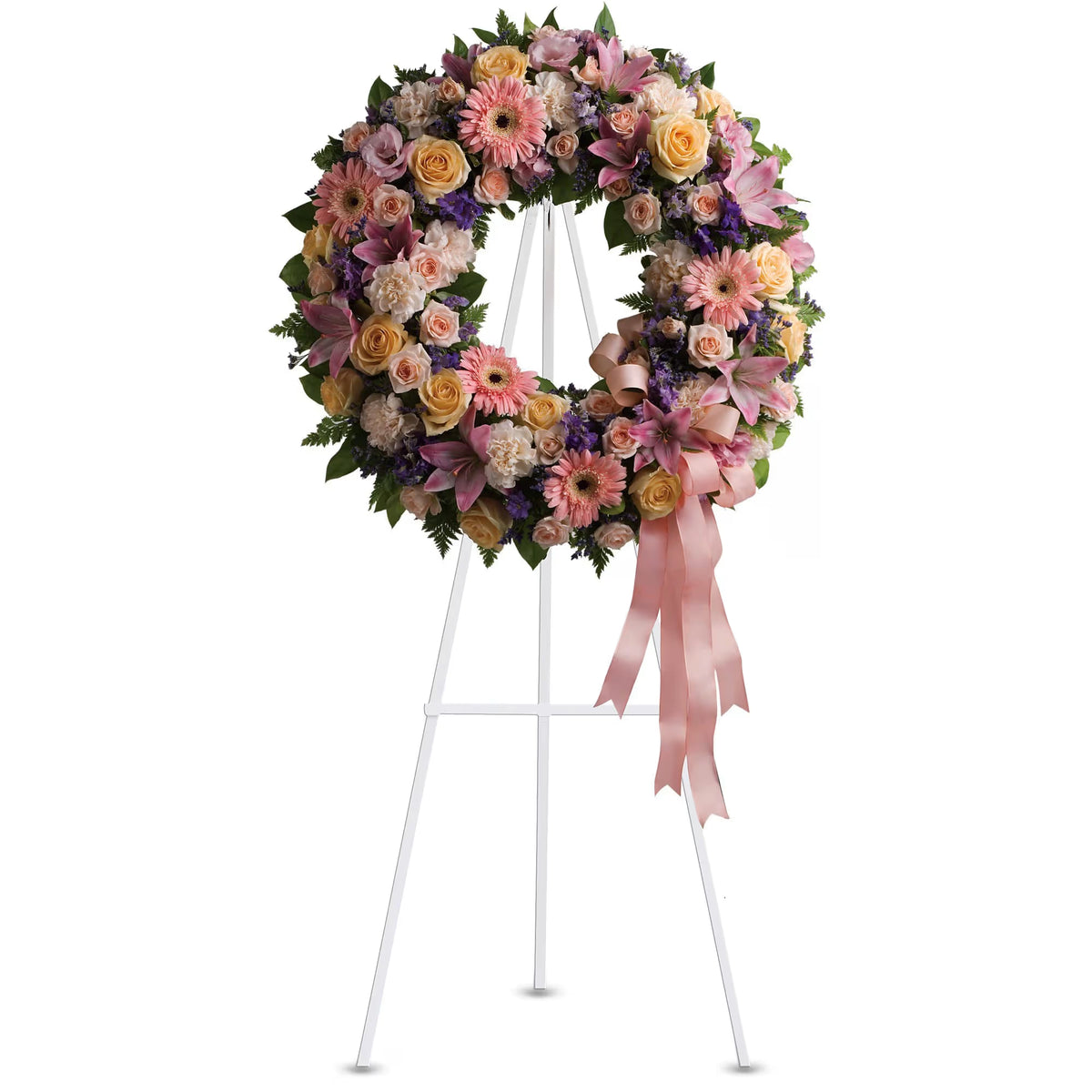 Graceful Wreath Standing Spray