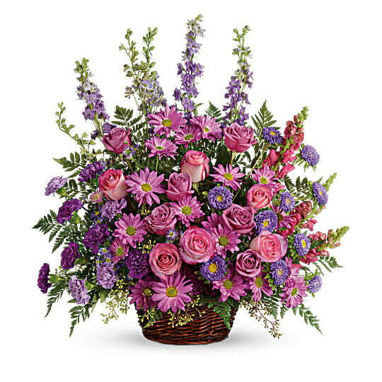 Gracious Lavender Basket_Flower Arrangement_Floral Fixx_The Floral Fixx