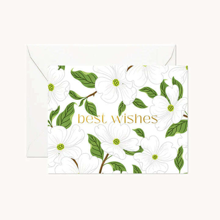 Linden Paper Co. Best Wishes Card__The Floral Fixx_The Floral Fixx