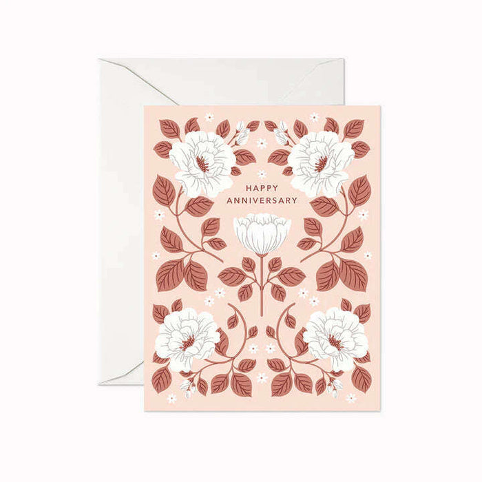 Linden Paper Co. Happy Anniversary Card__The Floral Fixx_The Floral Fixx